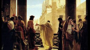 Diante de Pilatos. Jesus Cristo Rei. | Semana Santa – 3ª feira
