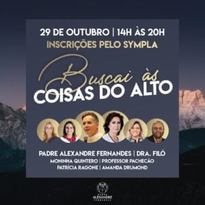 Inscreva-se para o Seminário Buscai as coisas do Alto